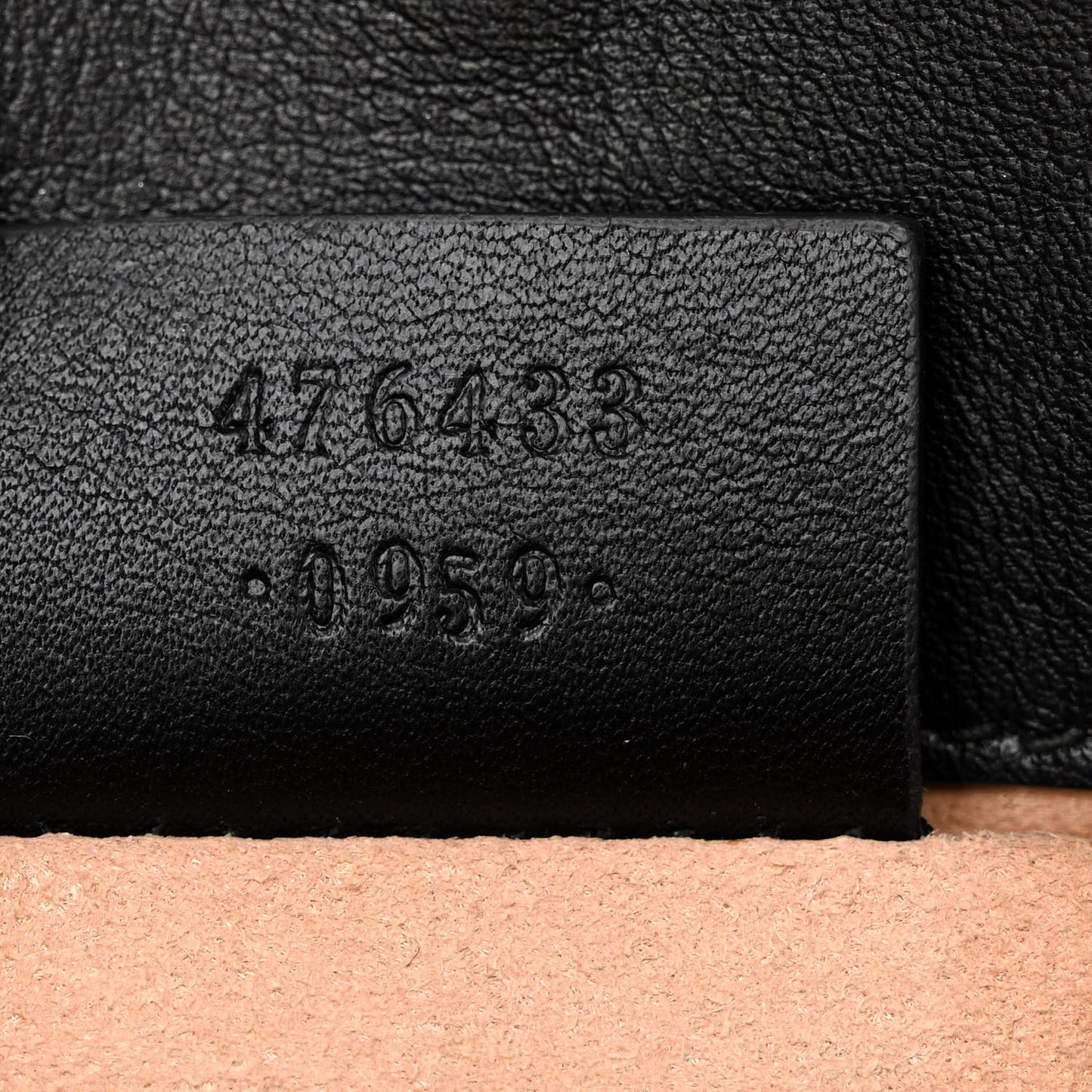 Calfskin Matelasse Super Mini GG Marmont Shoulder Bag Black