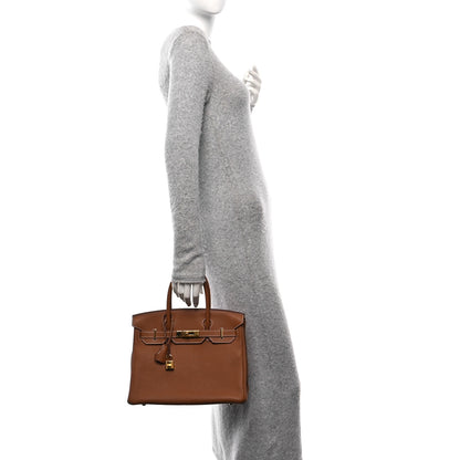 Hermes Togo Birkin 30 Gold 2 of 11