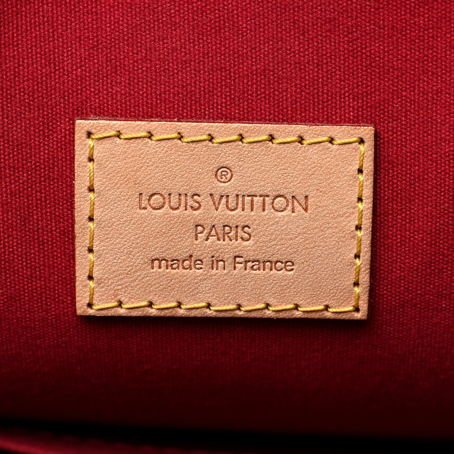 Louis Vuitton Vernis Alma GM Pomme D'Amour 6 of 15