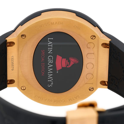 Gucci Stainless Steel Rubber 45mm Digital I-Gucci Latin Grammy Watch Black 4 of 5