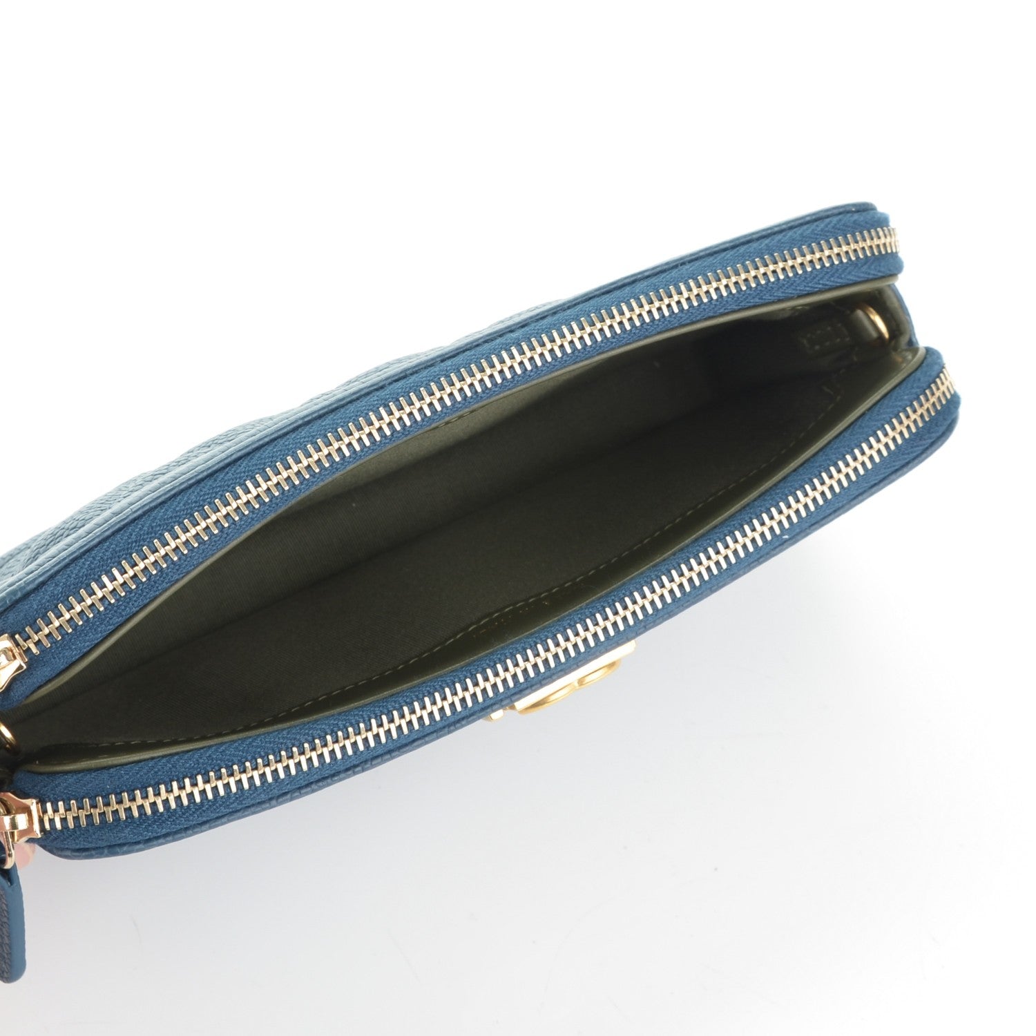 Chanel Caviar Quilted Small Boy Clutch With Chain Dark Blue 5 of 8