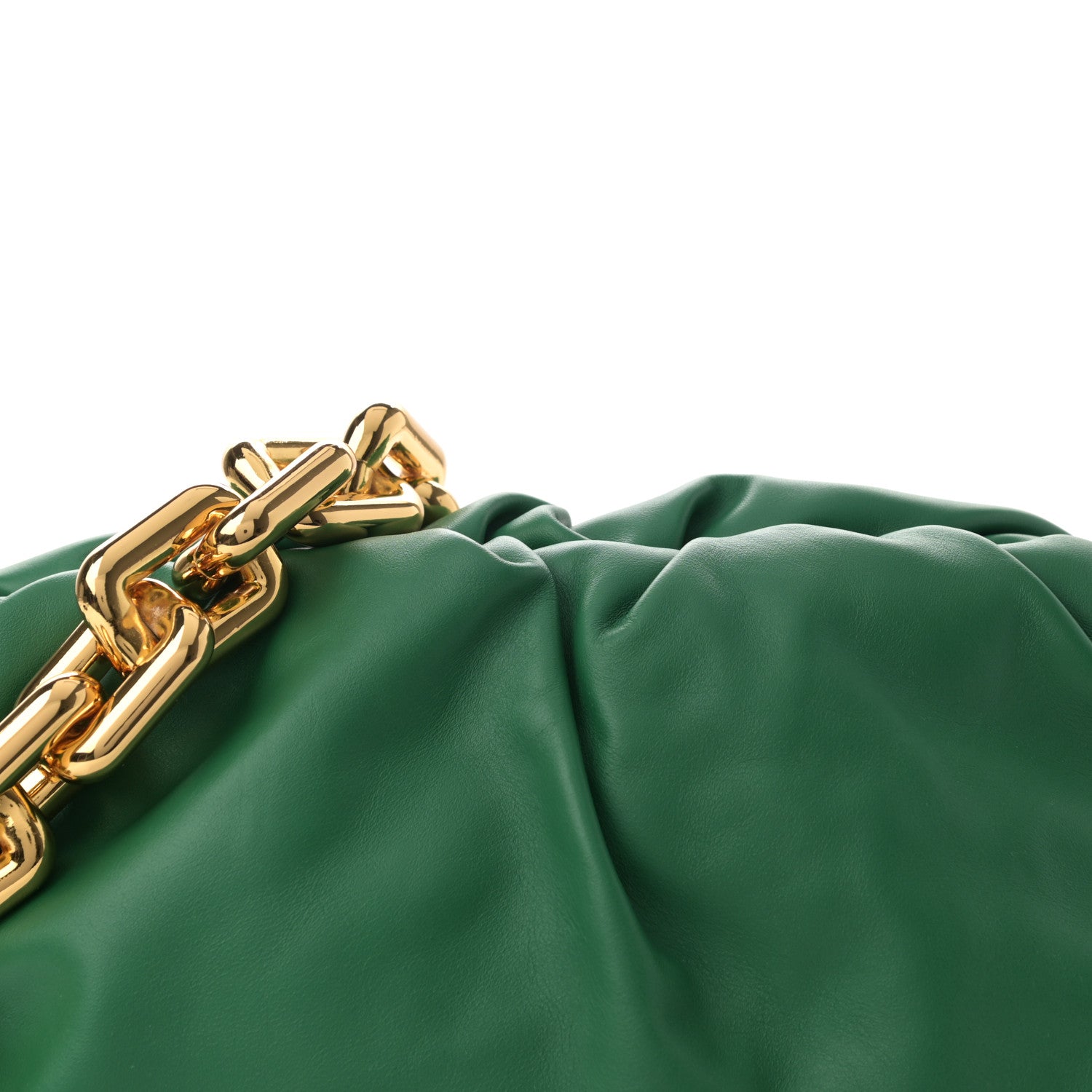 Bottega Veneta Calfskin The Pouch Chain Racing Green 8 of 8
