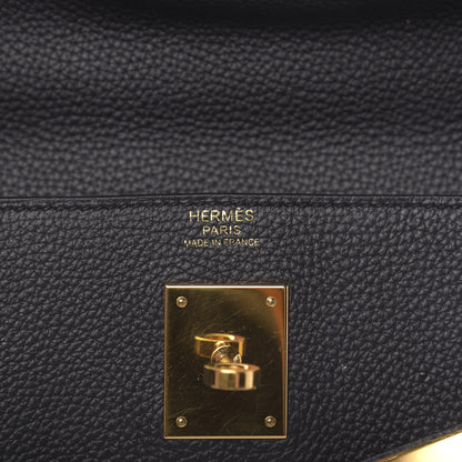 Hermes Togo Kelly Retourne 32 Black 6 of 11