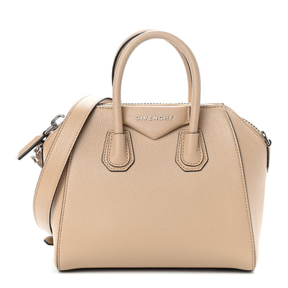 Givenchy Sugar Goatskin Mini Antigona Beige Camel 1 of 9