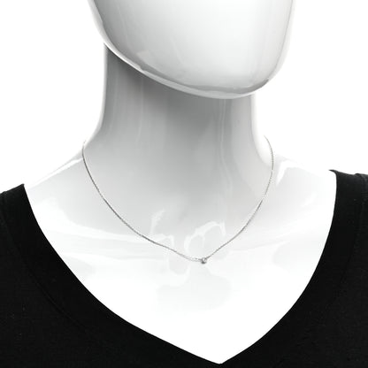 Cartier 18K White Gold Diamond XS D'Amour Pendant Necklace 2 of 4
