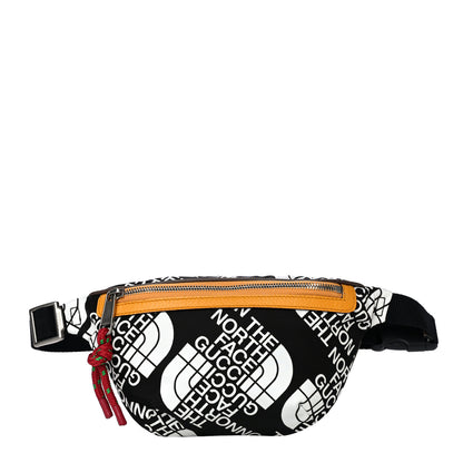Gucci X THE NORTH FACE Econyl Nylon Belt Bag Black Ivory Crop 1 of 11