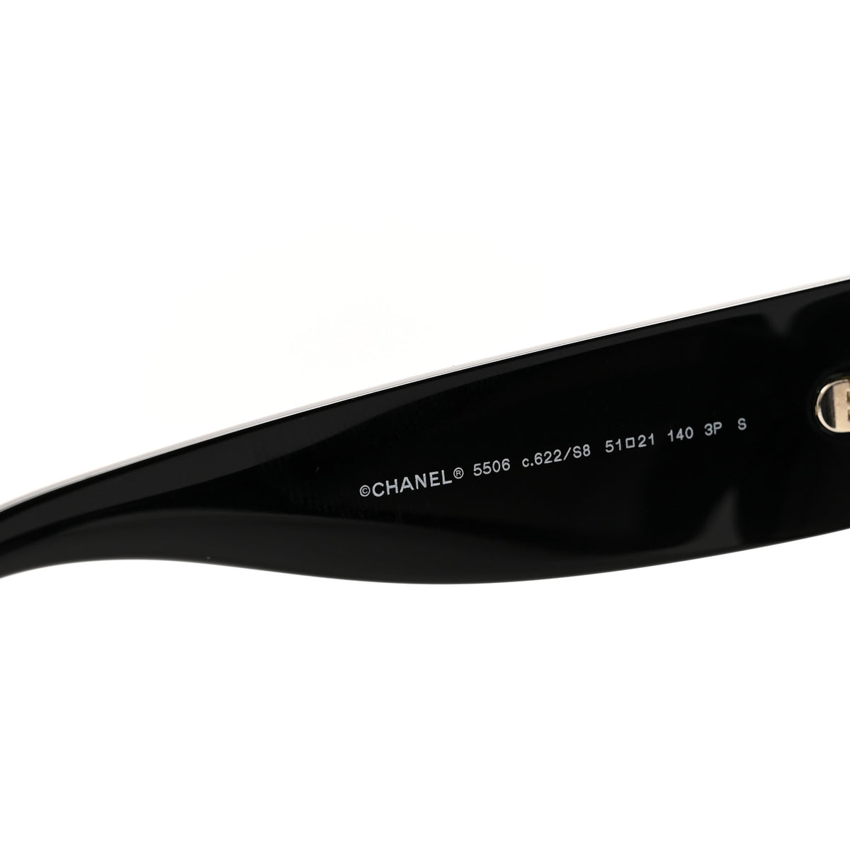 Acetate Polarized Square Sunglasses 5506 Black