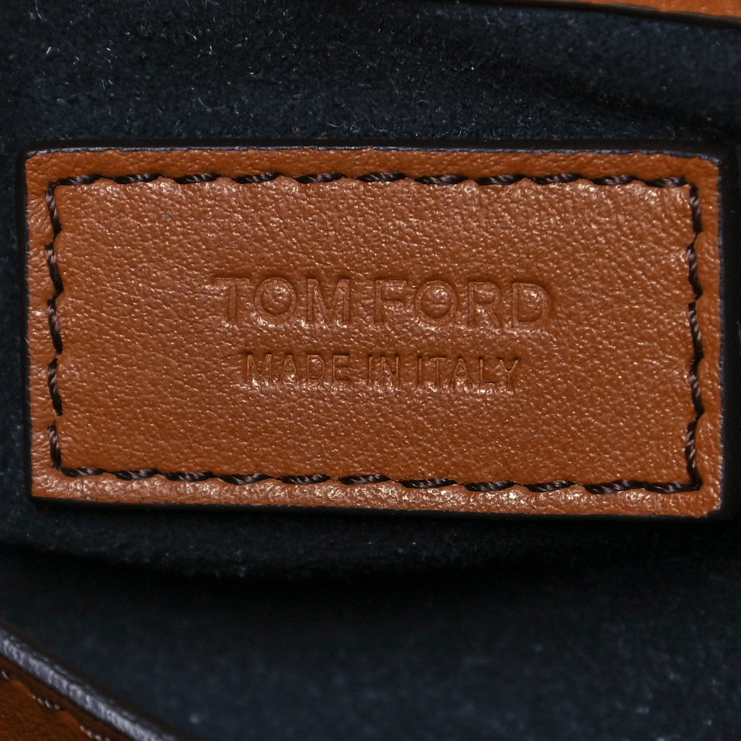 Calfskin Shoulder Bag Cognac