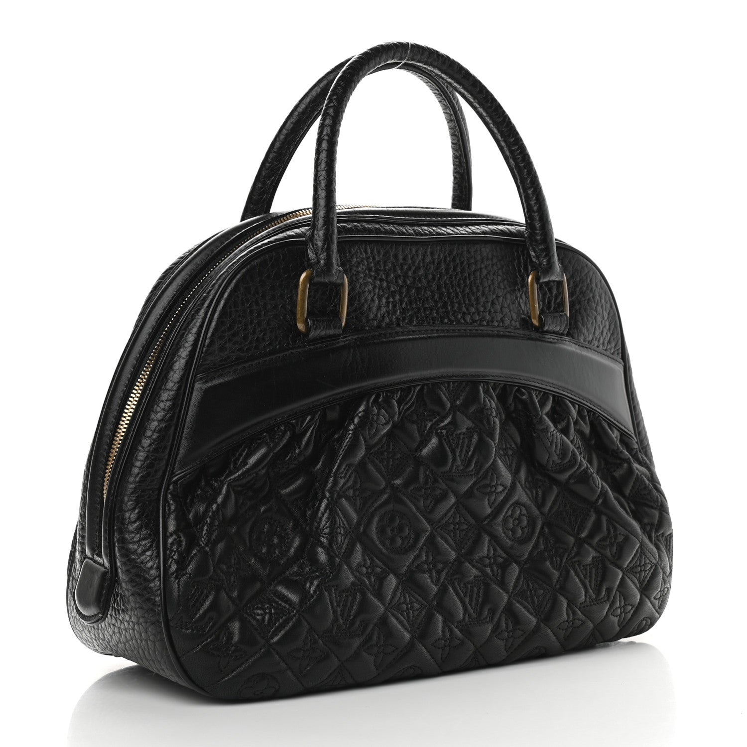 Louis Vuitton Lambskin Vienna Mizi Black 3 of 9