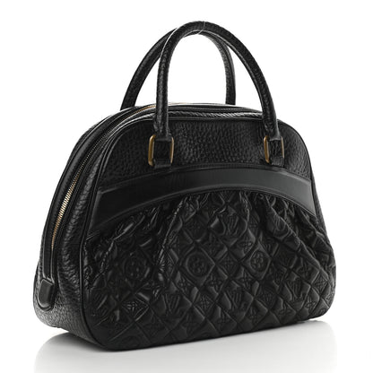 Louis Vuitton Lambskin Vienna Mizi Black 3 of 9