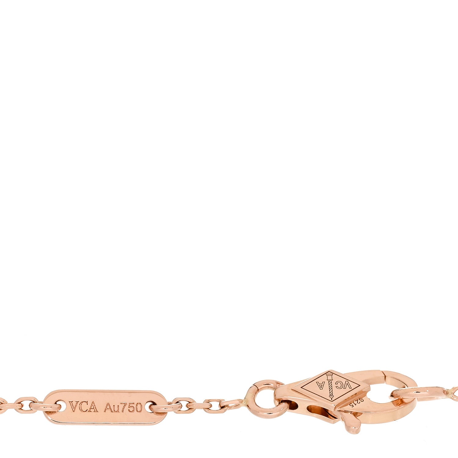 Van Cleef & Arpels 18K Rose Gold Carnelian Sweet Alhambra Bracelet 3 of 5
