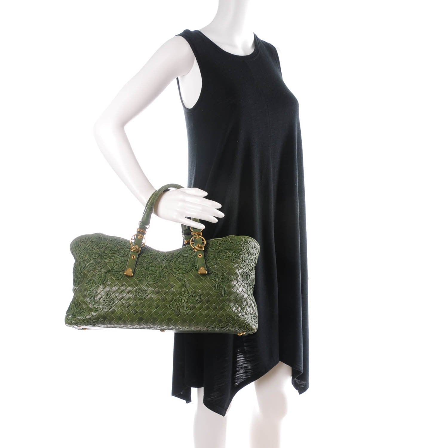 Bottega Veneta Nappa Intrecciato Cornely Tote Foglia 2 of 8