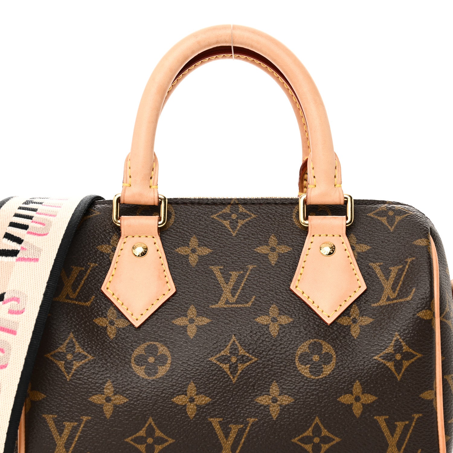 Louis Vuitton Monogram Speedy Bandouliere 20 Black 7 of 10