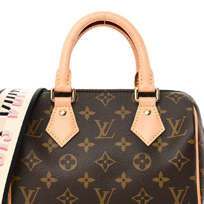 Louis Vuitton Monogram Speedy Bandouliere 20 Black 7 of 10