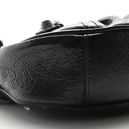 Balenciaga Agneau Arena Le Cagole Chain Shoulder Bag XS Black 10 of 11