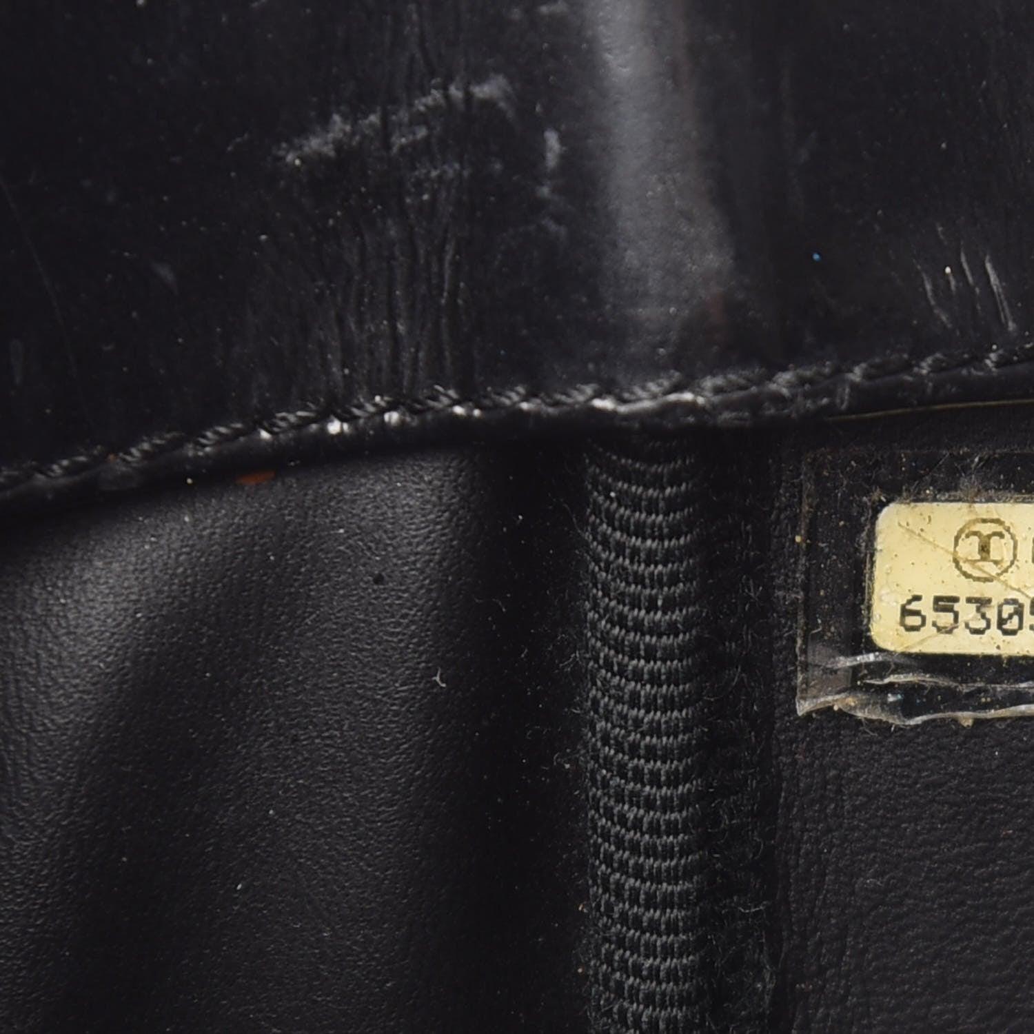 Chanel Patent Perforated CC Tote Black 7 of 13