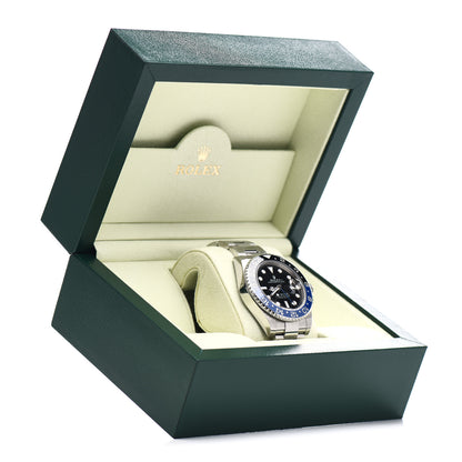 Rolex Stainless Steel 40mm Oyster Perpetual Date GMT Master II Batman Watch Black 116710BLNR 5 of 5