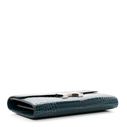 Hermes Shiny Alligator Constance Long Wallet Colvert 4 of 8