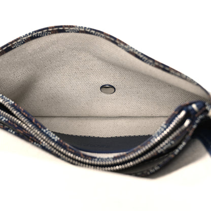Goyard Goyardine Plumet Wallet Clutch Navy Navy 5 of 12