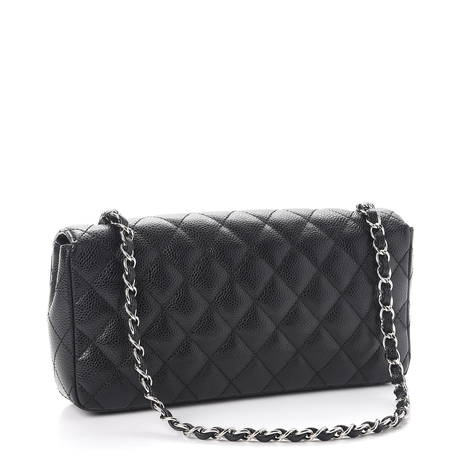 Chanel Caviar Quilted East West Flap Black 3 of 8