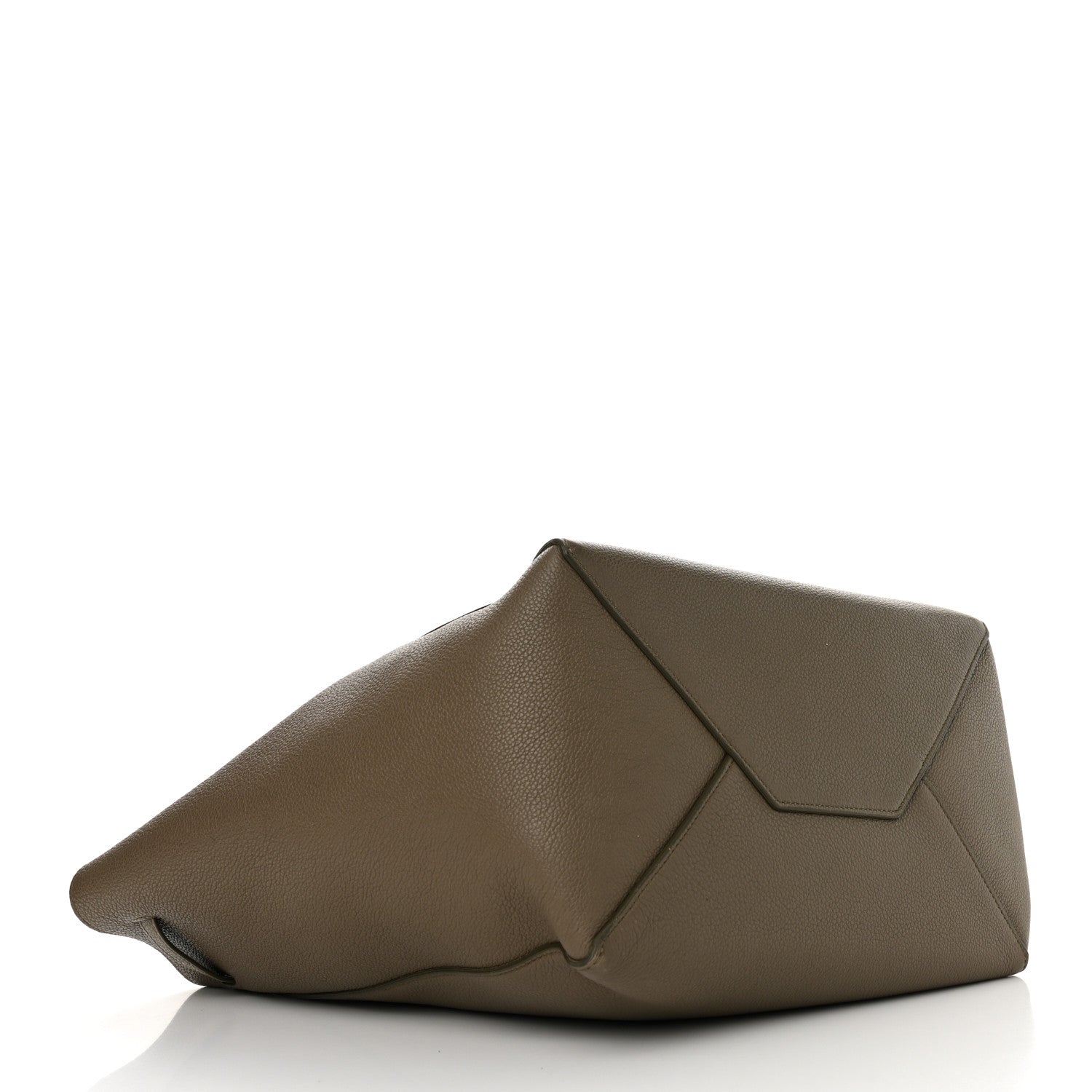 Celine Soft Grained Calfskin Small Belt Cabas Phantom  Taupe 4 of 16