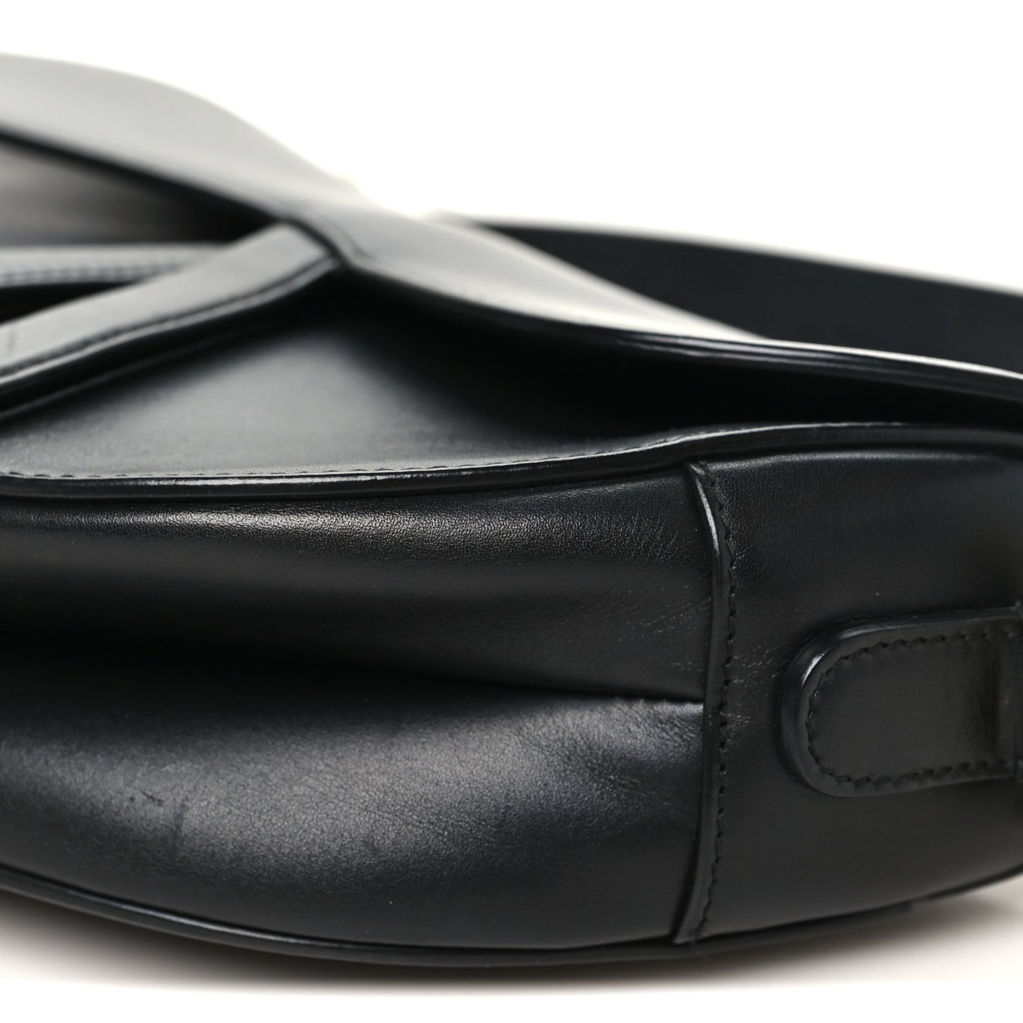 Calfskin Saddle Bag Black