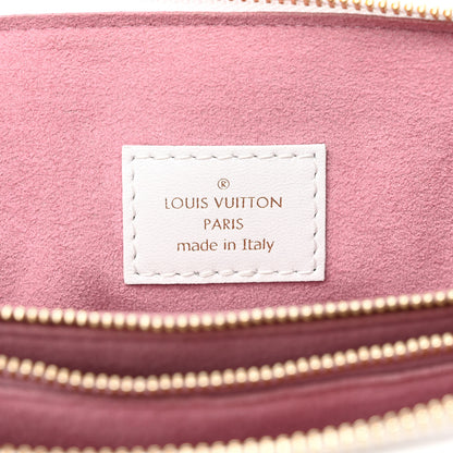 Louis Vuitton Lambskin Embossed Monogram LV Garden Coussin PM Cream 7 of 16