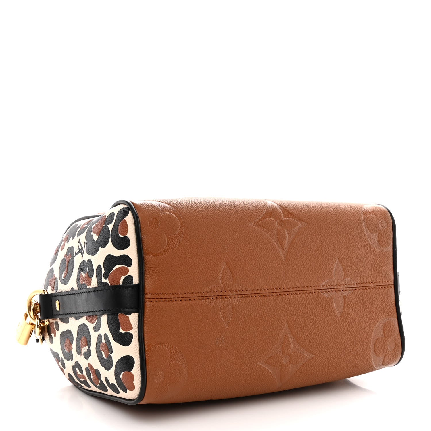 Louis Vuitton Empreinte Monogram Giant Wild At Heart Speedy Bandouliere 25 Caramel 4 of 9
