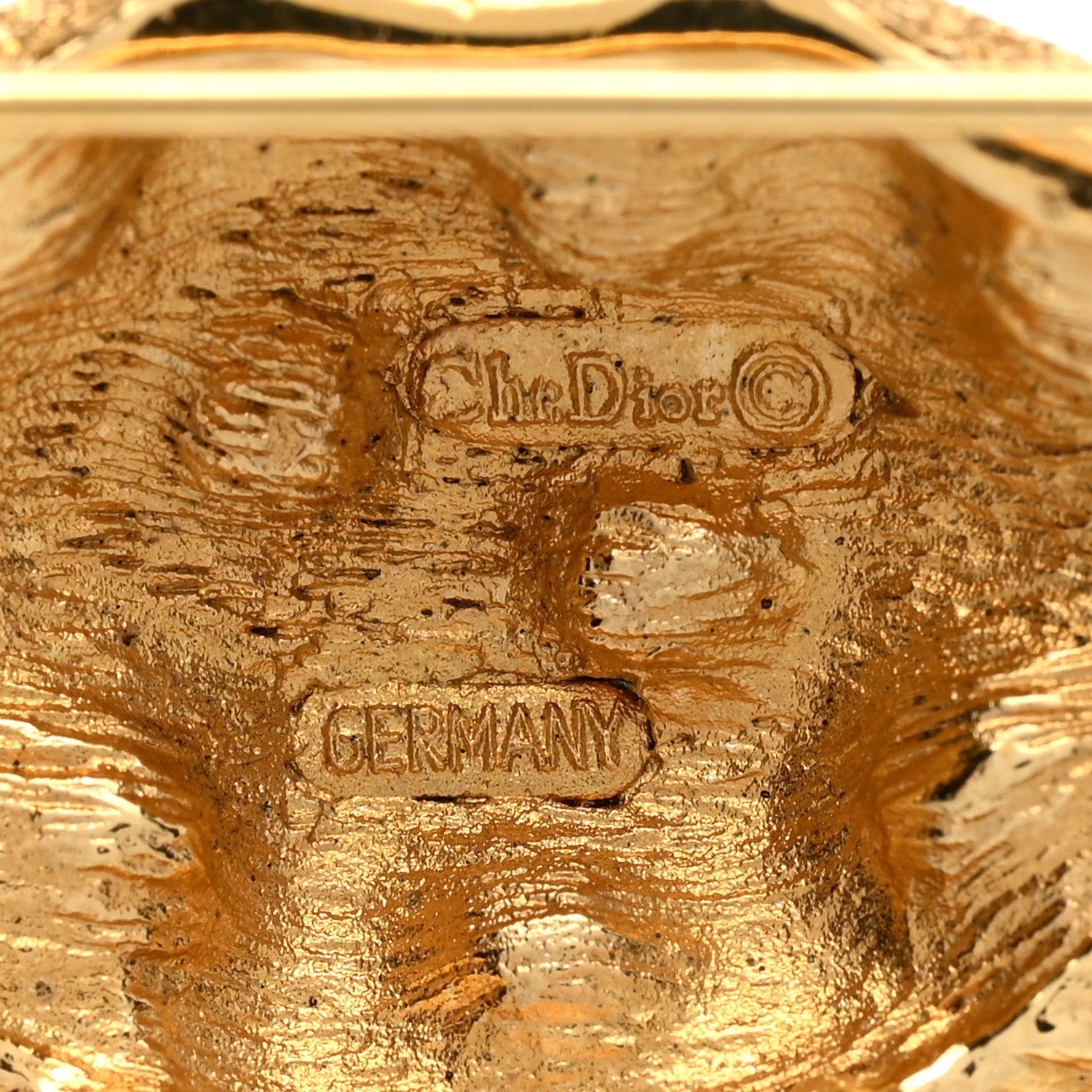 Christian Dior Metal Crab Brooch Gold 4 of 4