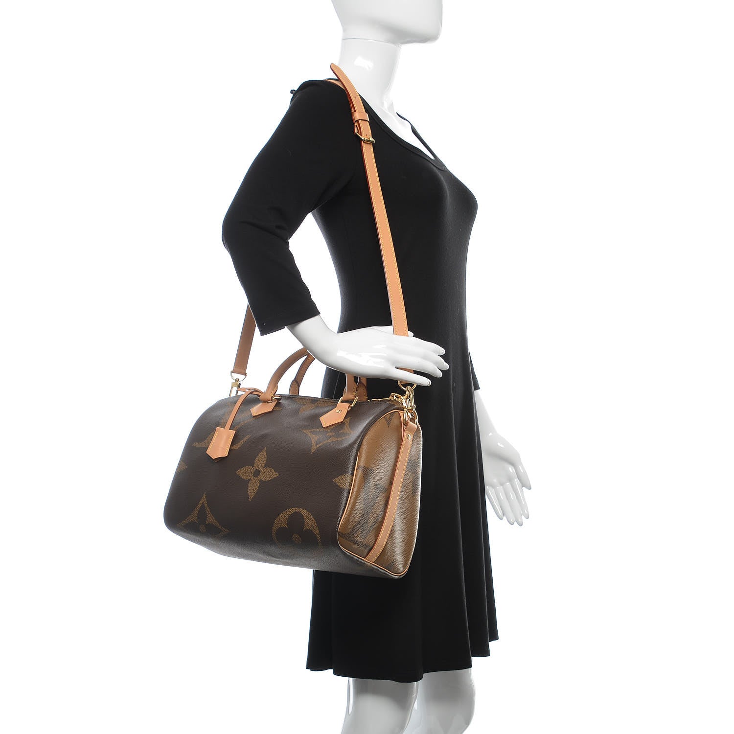 Louis Vuitton Reverse Monogram Giant Speedy Bandouliere 30 2 of 10