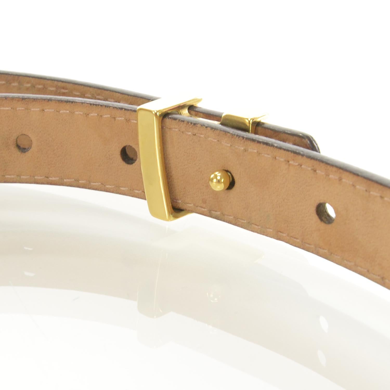 Louis Vuitton Monogram LV Initiales Belt 80 32 3 of 6