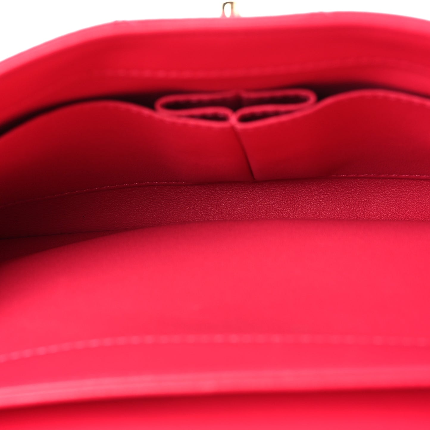 Lambskin Quilted Medium Trendy CC Flap Dark Pink