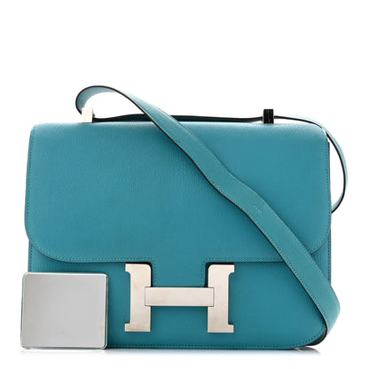 Hermes Chevre De Coromandel Constance 29 Turquoise 1 of 10