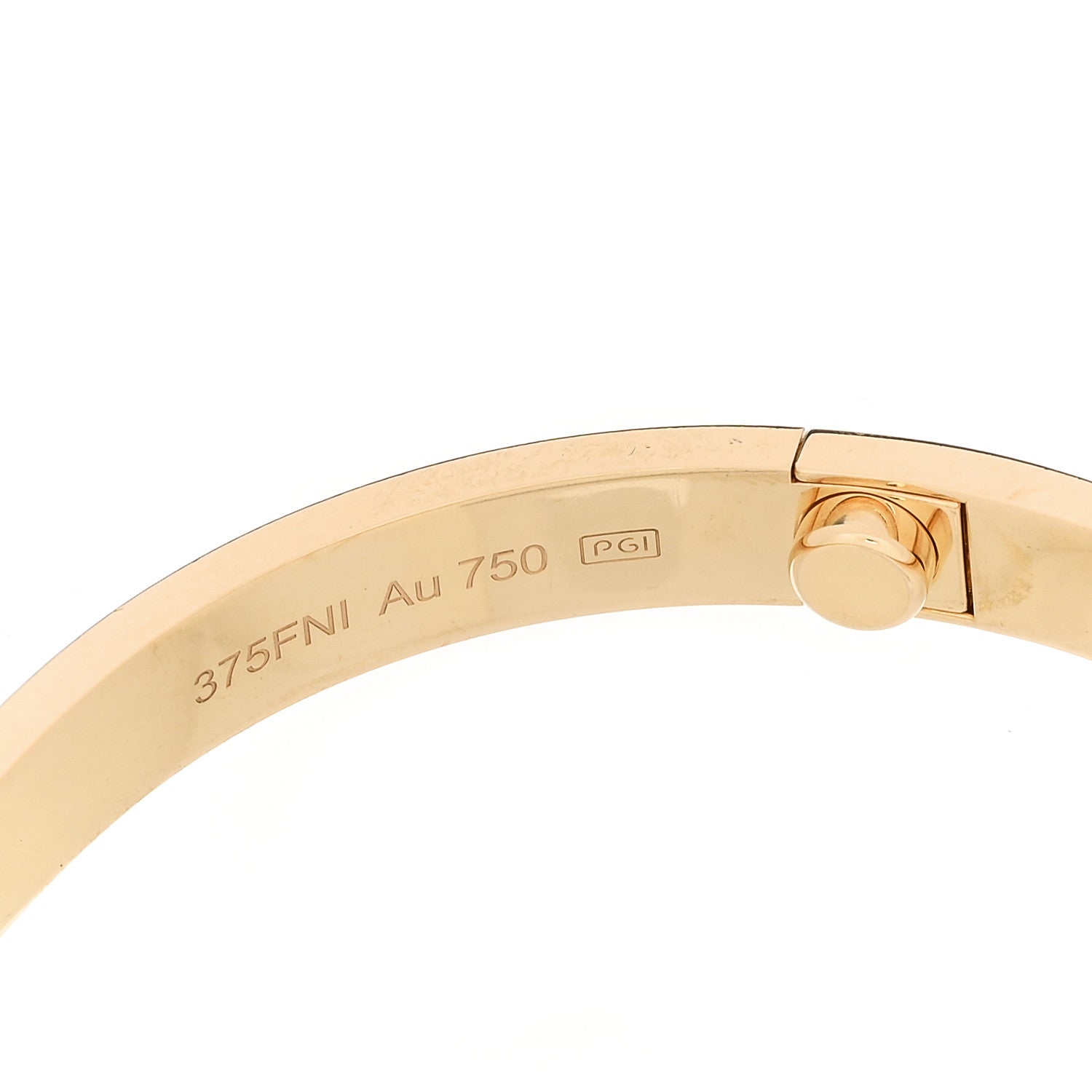 Cartier 18K Yellow Gold LOVE Bracelet 18 7 of 9