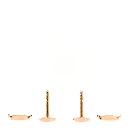Hermes 18K Rose Gold TPM Farandole Stud Earrings 3 of 4