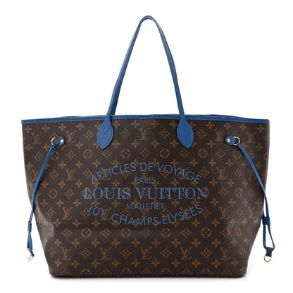 Louis Vuitton Monogram Articles de Voyage Ikat Neverfull GM Grand Blue 1 of 10