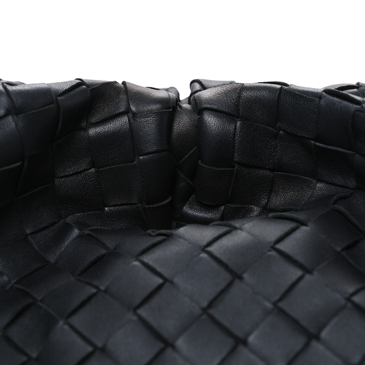 Bottega Veneta Nappa Maxi Intrecciato The Pouch Oversized Clutch Black 9 of 11