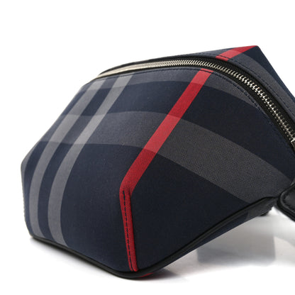 Burberry House Check Sonny Bum Bag Navy Grey 9 of 9
