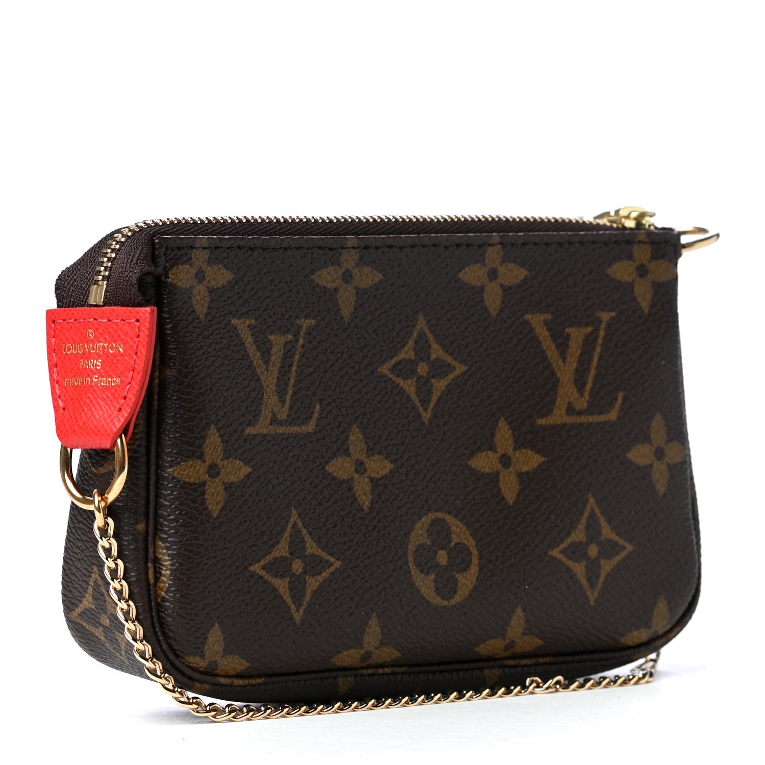 Louis Vuitton Monogram 2018 Christmas Animation Mini Cats Pochette Accessories 2 of 8