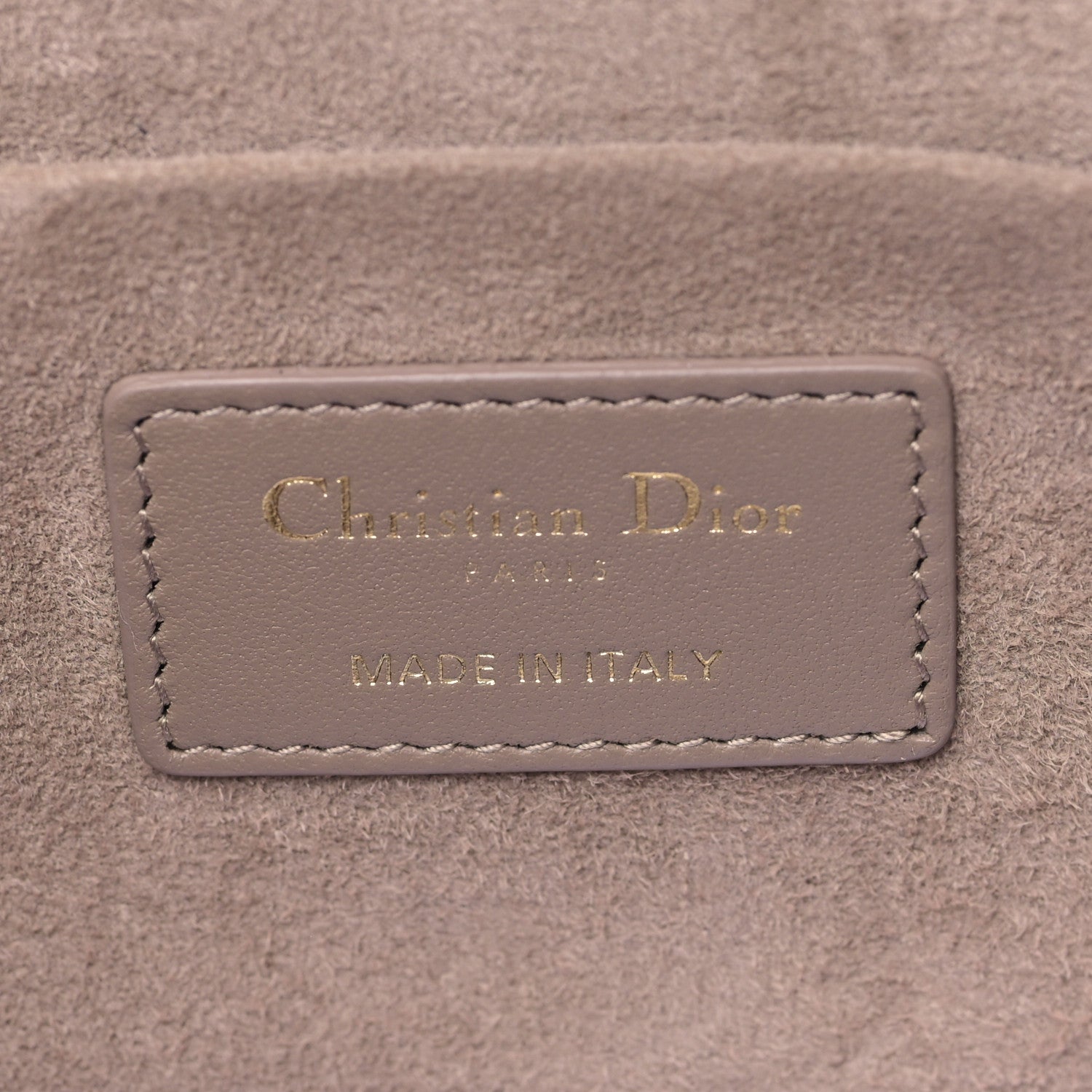 Christian Dior Lambskin Cannage Small Diortravel Vanity Case Warm Taupe 6 of 8