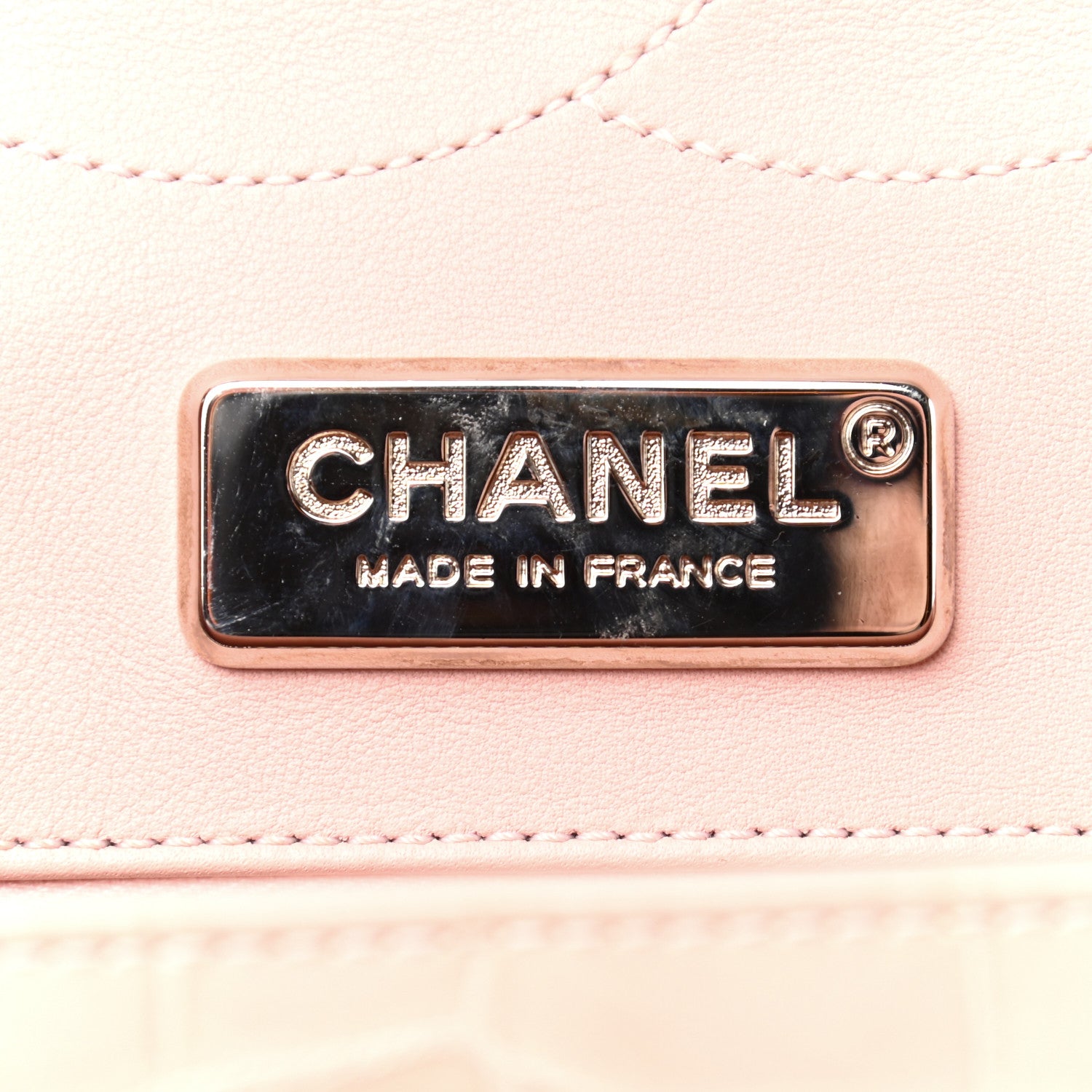 Chanel Alligator Jumbo Double Flap Light Pink 6 of 10