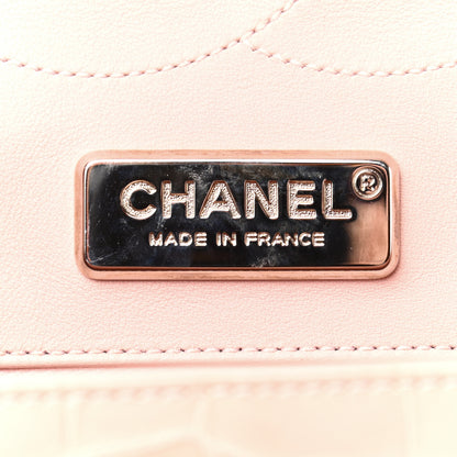 Chanel Alligator Jumbo Double Flap Light Pink 6 of 10