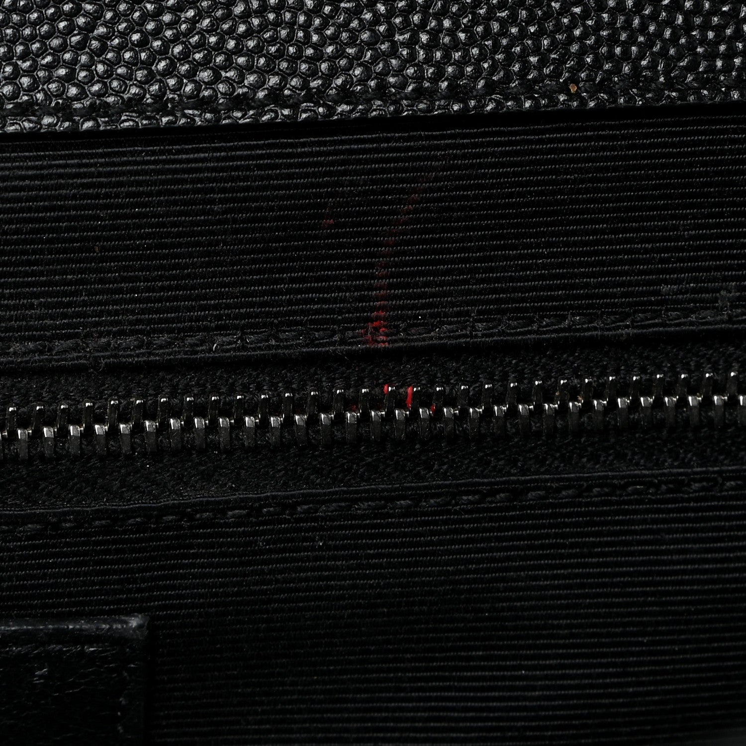 Saint Laurent Grain De Poudre Textured Mixed Matelasse Large Triquilt Monogram Satchel Black 14 of 31