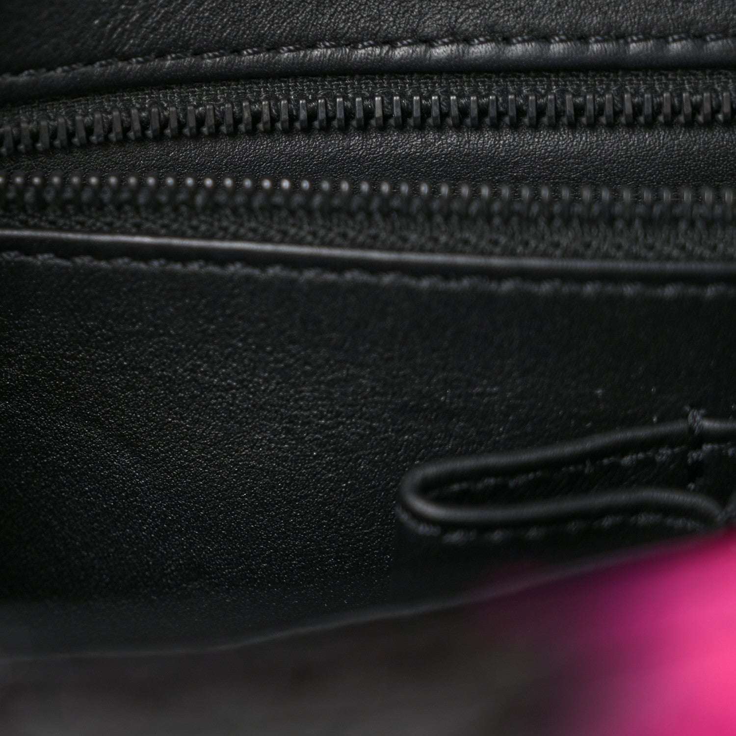 Chanel Snakeskin Medium Double Flap Black Pink 11 of 15
