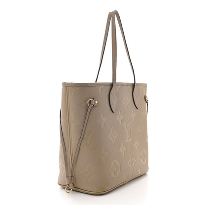 Louis Vuitton Empreinte Monogram Giant Neverfull MM Tourterelle 4 of 11