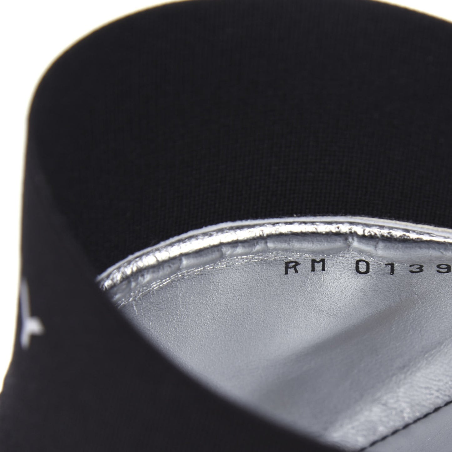 Calfskin Bedford Logo Mule Slides 38.5 White Black