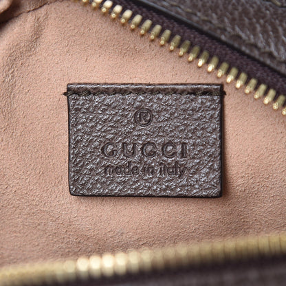 Gucci GG Supreme Monogram Web Mini Ophidia Round Shoulder Bag Brown 6 of 7