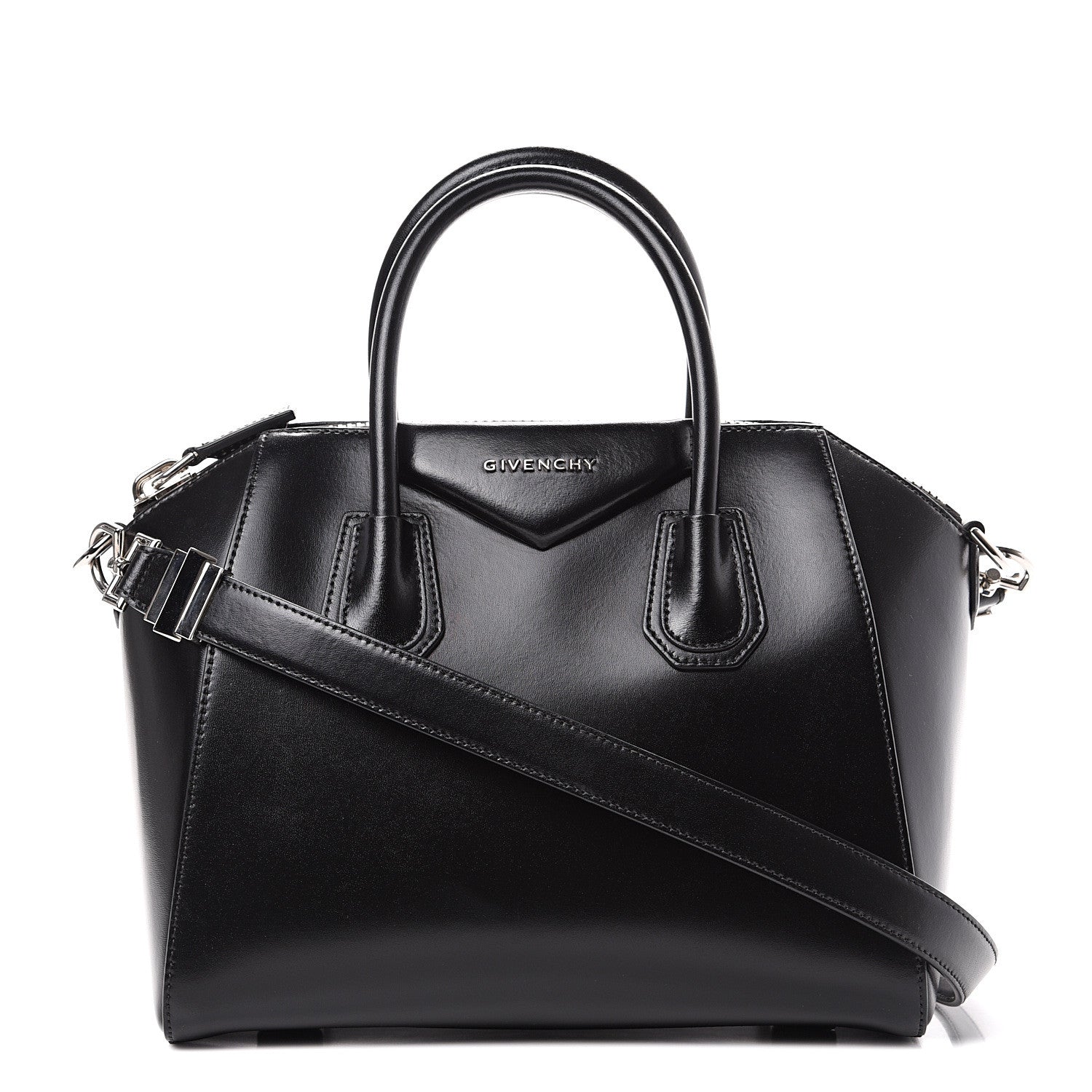 Givenchy Shiny Lord Calfskin Small Antigona Black 1 of 11