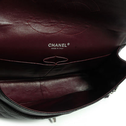 Chanel Caviar Quilted Jumbo Double Flap Black 8 of 9