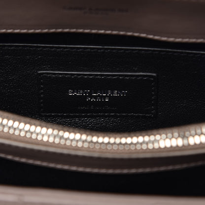 Saint Laurent Calfskin Y Quilted Monogram Small Loulou Chain Satchel Taupe Sable 7 of 7